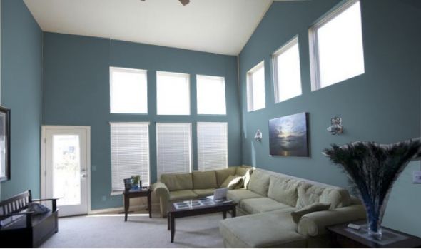 Paint colors! : wedding Great Room Blue Sail