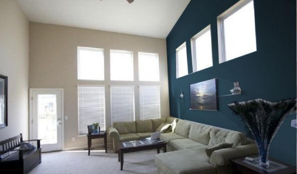 Paint colors! :  wedding Great Room Fairmont Penthouse Mosaic Blue3