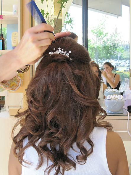 wedding hairstyles for long hair half up half down