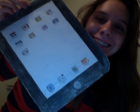 So I'm overly proud of the card I made for FI's birthday. :  wedding Ipadfront