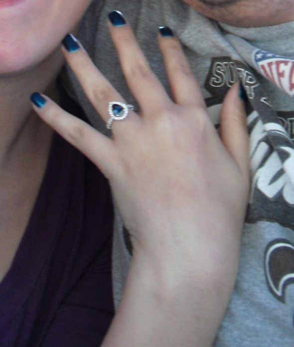 I want to see some color e-rings! :  wedding Ring