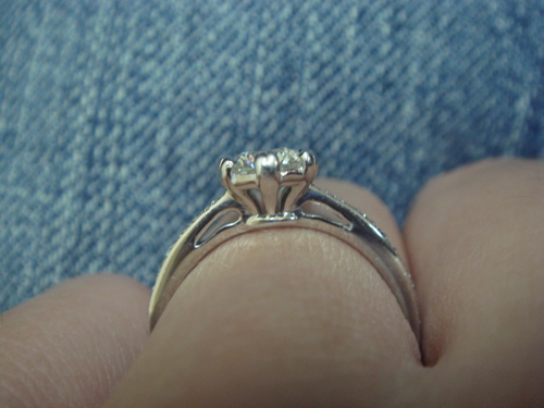 Any low profile rings? :  wedding engagement rings wedding band DSC02194