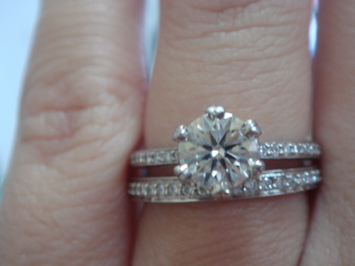 Any low profile rings? :  wedding engagement rings wedding band DSC02209