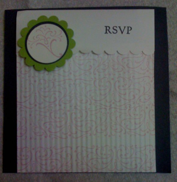 DIY invitations finally done! :  wedding diy invitations Invite Back