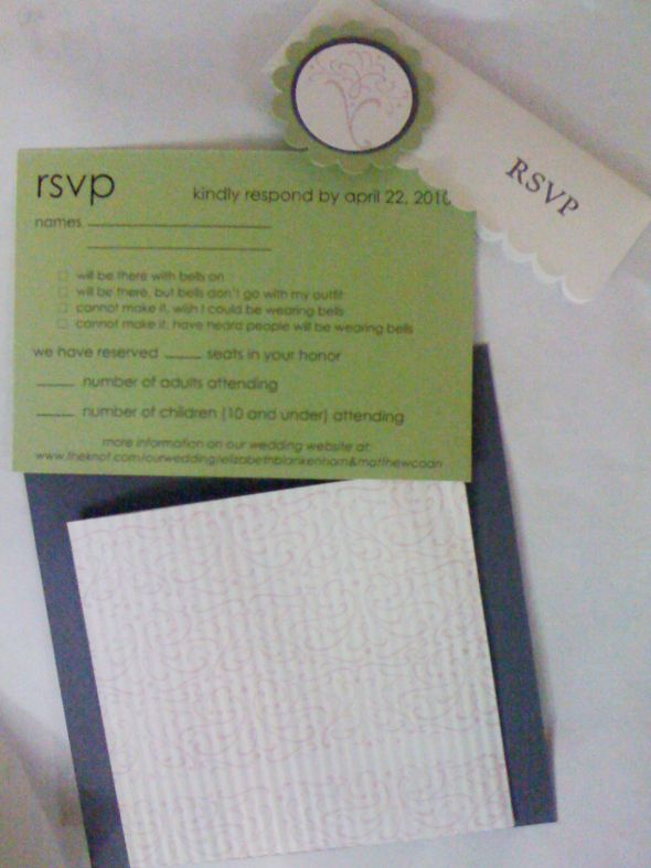 DIY invitations finally done! :  wedding diy invitations Rsvp
