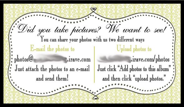 Photos from Guests :  wedding PhotocardWEB