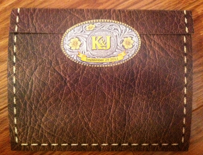 Country / Western Invitations :  wedding country western invitations inspiration diy Cover