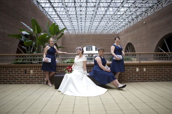 Fav photo on you and your girls on your wedding day.... :  wedding Bridesmaids