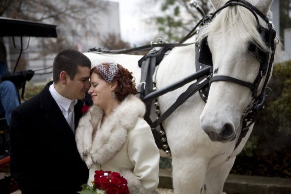 Pro Pics at last!!!!! (Married Dec. 09) : wedding winter wedding Willy And Us