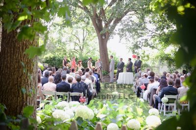 Show me your garden wedding! :  wedding wedding reception outdoors garden Ceremony 13
