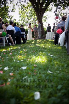 Show me your garden wedding! :  wedding wedding reception outdoors garden Ceremony 15