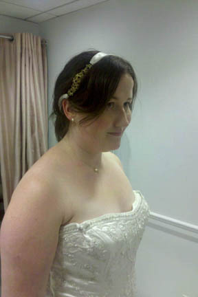 First dress fitting! :  wedding dress lazaro fitting 1dress