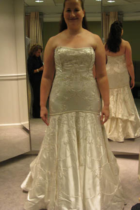 Had my 2nd fitting! :  wedding lazaro Front