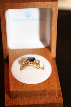 My wedding band from Brilliant Earth arrived this morning! :  wedding ring brilliant earth Ringsinthebox2