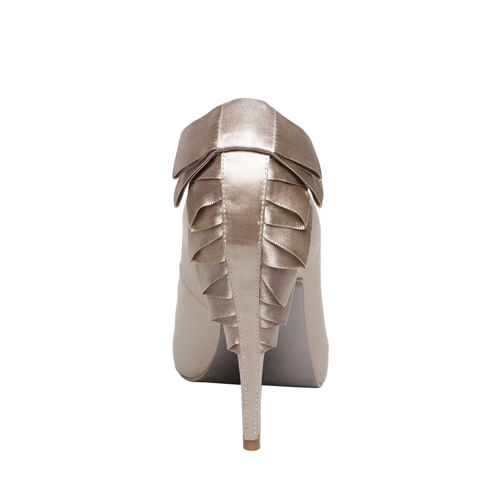 Cute Shoe Alert :  wedding CAPRYE CHAMPAGNE SATIN Back Zoom