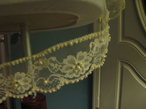 For sale - Elbow Length - Ivory/Cream w/ beading : wedding beading cream lace ivory IMG 1520