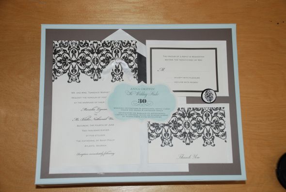 DIY invites from Michaels....20 bucks :  wedding DSC 0001 Copy