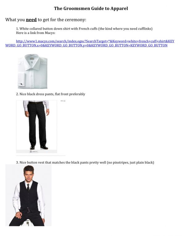 The groomsmen newsletter :  wedding What You Need To Get Groomsmen