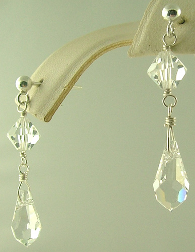SHOW US: Bridesmaid jewelry inspiration! :  wedding bridesmaid jewelry Swarovski Earrings Tear Cry