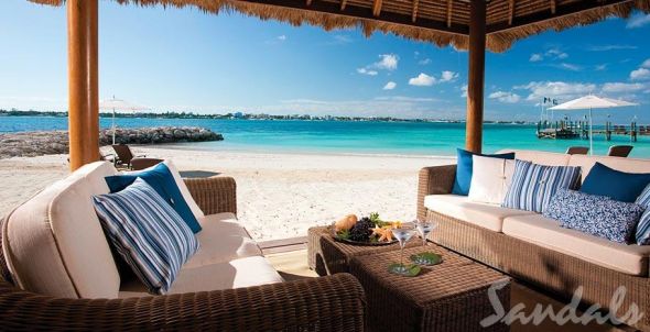 Post of picture of your honeymoon destination :  wedding Couch