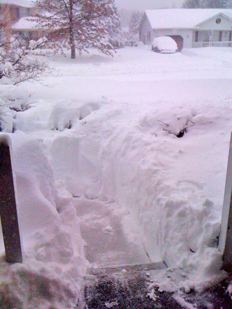 Snowmageddon! (show your pics) : wedding Sidewalk