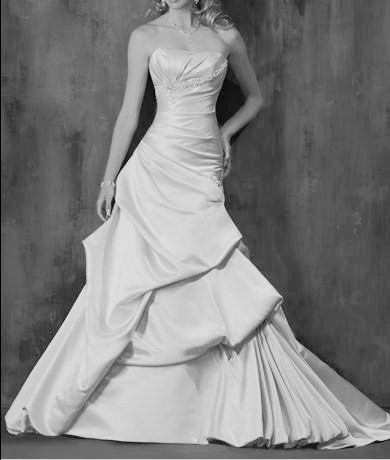 Crap! Does my dress contain the ever hated pick-up look?? :  wedding Maggie
