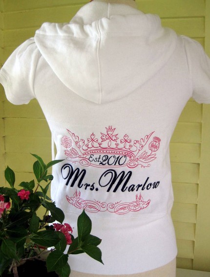 Cutest Bridal Hoodie! :  wedding Hoodie