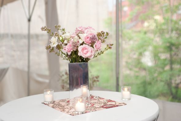 Lot of Chic Silver Vases :  wedding vases silver reception flowers diy Tall Vase