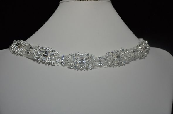 New Ribbon Headbands wedding ribbon headband crystal jewelry Item Number