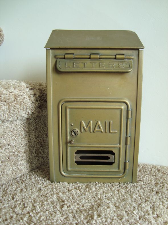 Vintage Mailbox for guestbook or cardbox wedding mailbox vintage cardbox 