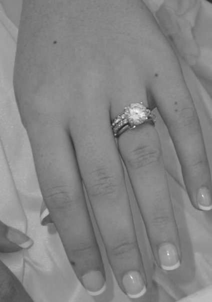 Anyone with a ring that has pave diamonds on the side :  wedding ring engagement ring pave 31875 1481528724142 1411546598 31279379 1330044 N
