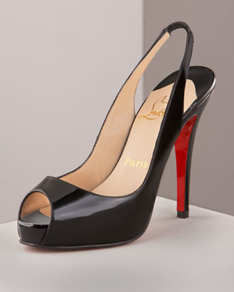 Should I spend my tax return on Louboutins? :  wedding louboutins shoes tax return money Christian Louboutin Patent Slingback Pump