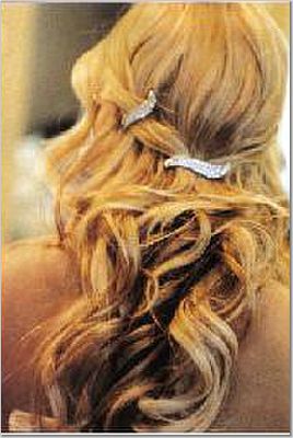 Married bees: Plz post pics of you wearing your long hair down @ the wedding!!! : wedding Jessica Simpsons Wedding Hair