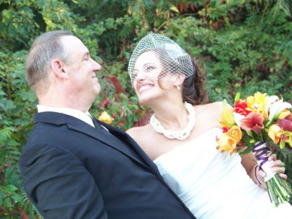What are your ten favorite pro photos that express your day? : wedding Janine And Daddy Fred