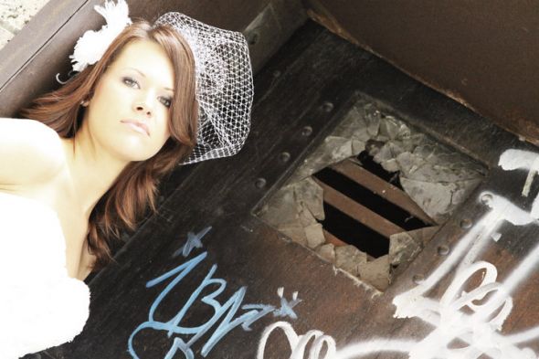 Married Bees who did your own makeup :  wedding makeup Bridal Graffiti Closeup