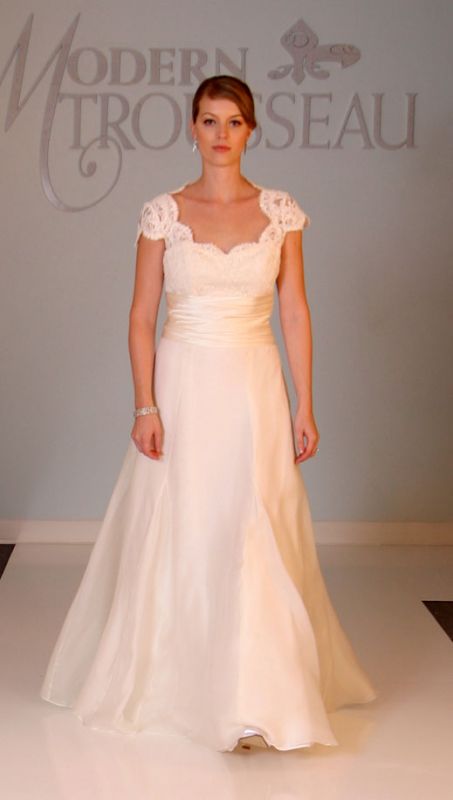 Show me dresses that are NOT strapless! :  wedding dress straps sleeves not strapless wedding dress Jennifront
