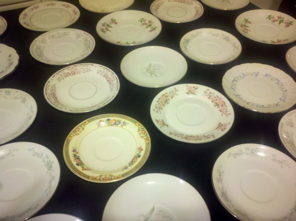 50 mismatched china saucers cake plates wedding mismatched china vintage 