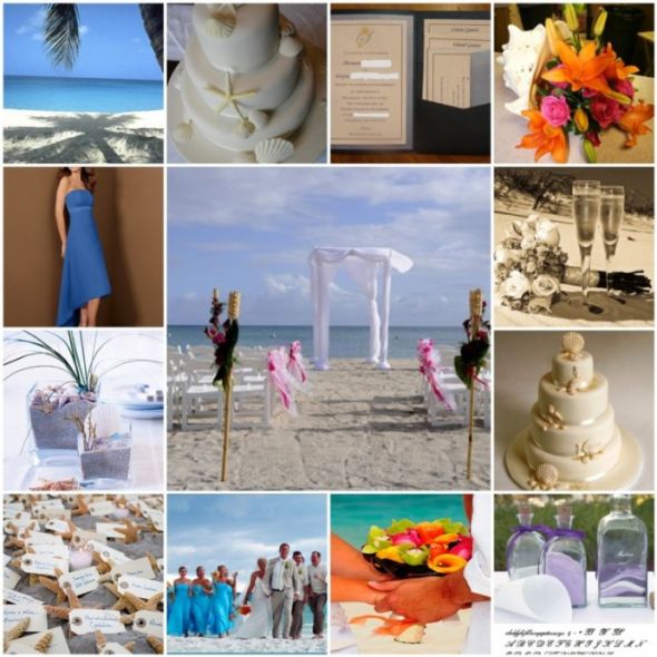 My First Inspiration Board! May/Blue/Caribbean Wedding :  wedding may blue caribbean Mosaic2