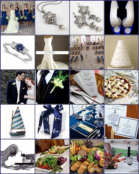 So as you can imagine our wedding is nautical themed with Navy and white