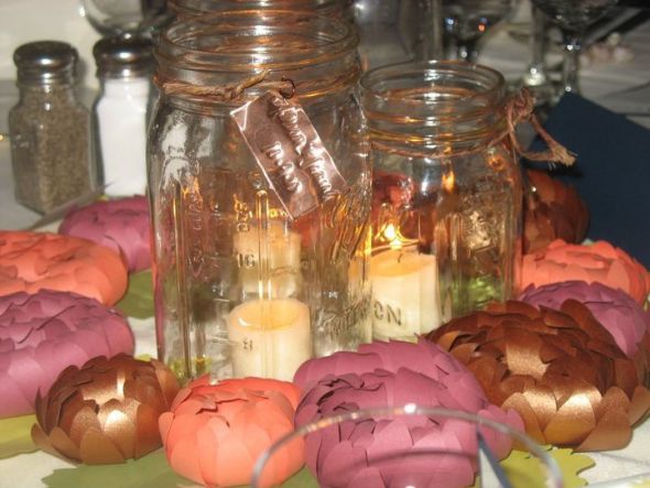 ladies POST YOUR PICS of your diy table centrepieces pulleeease :) :  wedding diy table centrepieces 67018 1642523667273 1362270562 1701902 3867917 N