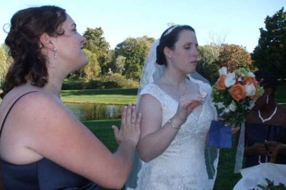 Married 10/9/10 (non-pro pics)!! :  wedding recaps Eating Food