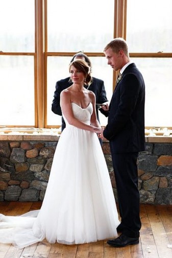 Do You Think This Looks Weird? :  wedding Fl 2 Christos Julianna Size 0