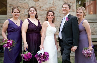 I did it! My MOH wore her dress again!! :  wedding Bridal Party