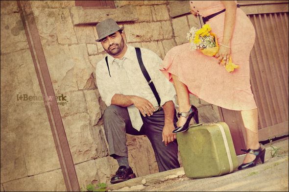 September 18th Brides !! 22 days away !! Eeeeekkk ! :  wedding sep 18th 2010 sep brides recap engagement photos 1950s photo shoot EVBLG 19