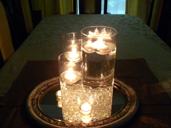 centerpieces - yes? no? :  wedding candles DSCN1367