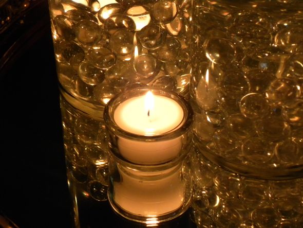 centerpieces - yes? no? :  wedding candles DSCN1368