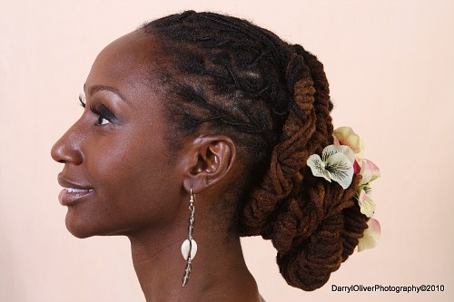 The Hair Explanation : wedding hair locs hair styles IMG 1209 Vi