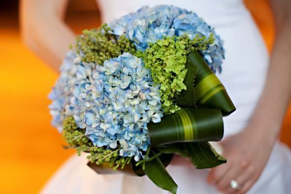Flowers! : wedding Hydrangeas Corn Leaf