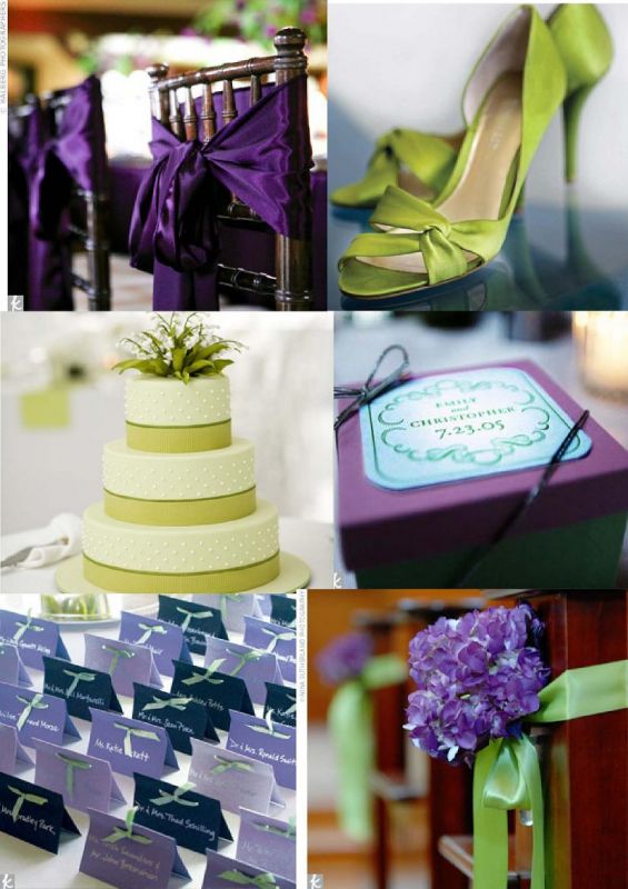 Purple weddings :  wedding purple Purpleandgreen