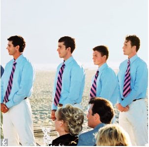 ivory dress brides...what's your groom wearing? : wedding ivory wedding dress groom attire white dress shirt Beach Wedding 1